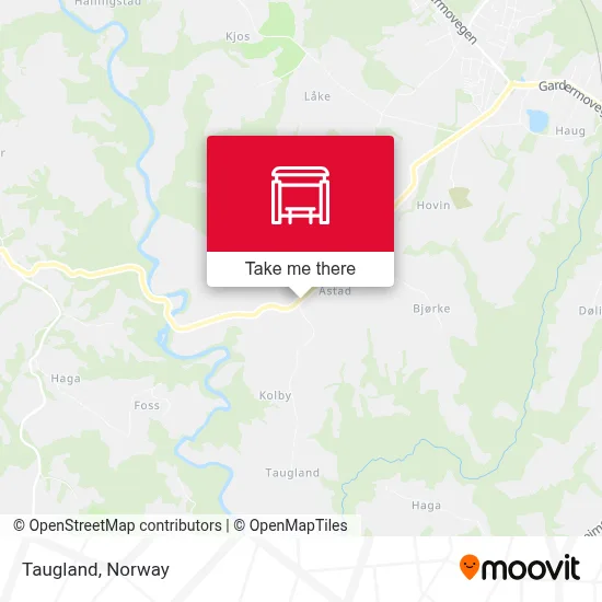 Taugland map