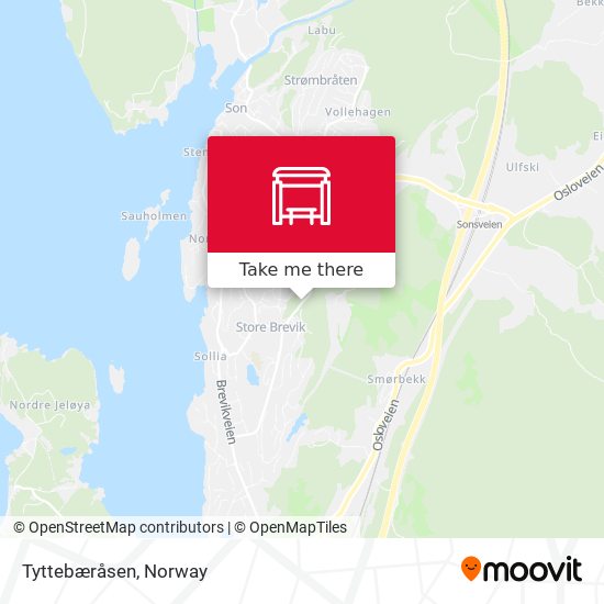 Tyttebæråsen map