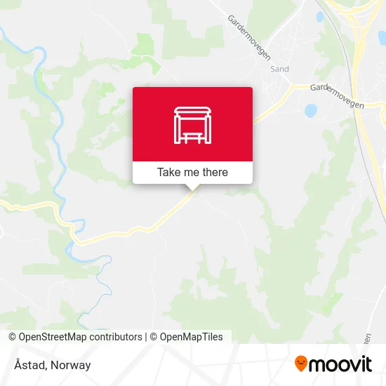 Åstad map