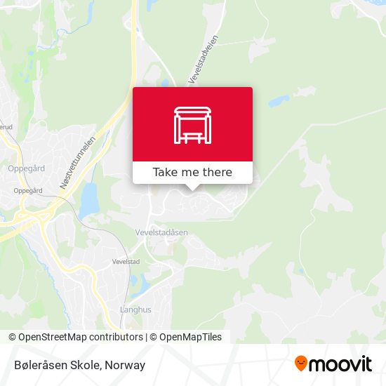 Bøleråsen Skole map