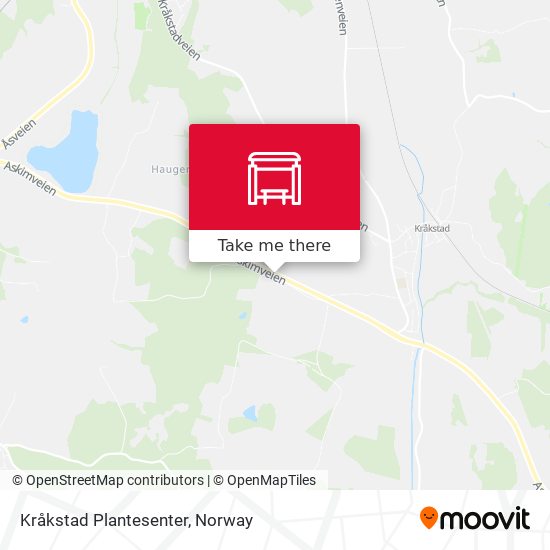 Kråkstad Plantesenter map