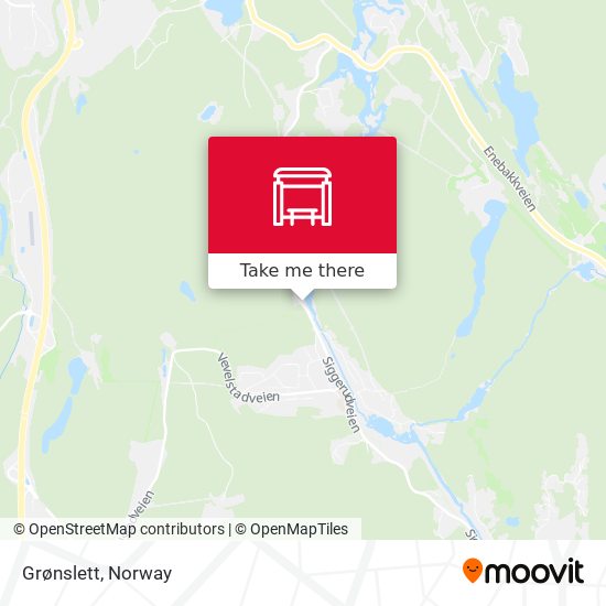 Grønslett map