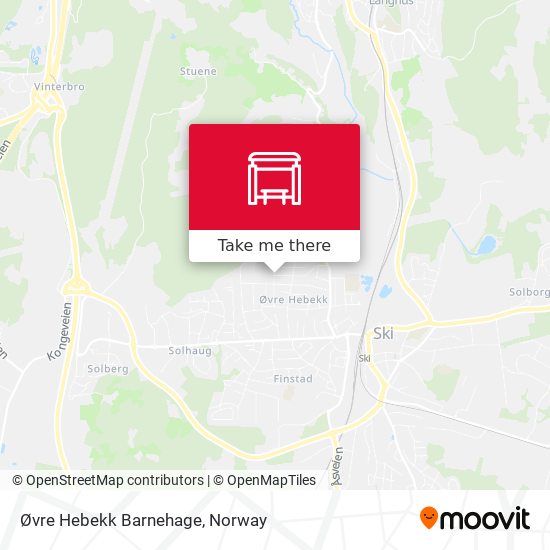 Øvre Hebekk Barnehage map
