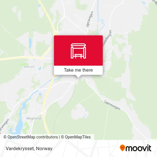 Vardekrysset map