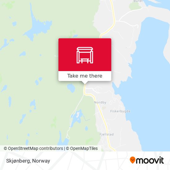 Skjønberg map