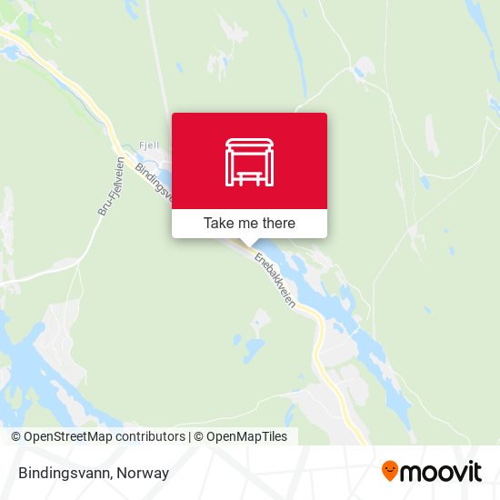 Bindingsvann map