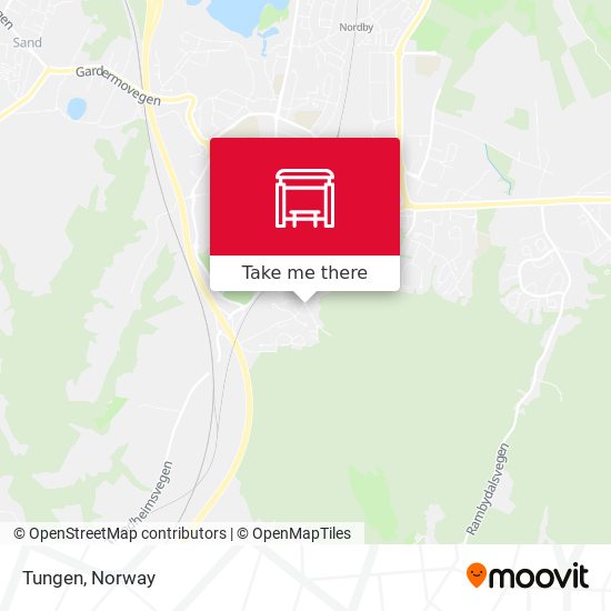 Tungen map