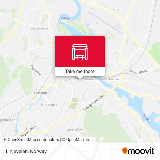 Linjeveien map