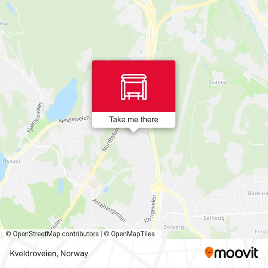 Kveldroveien map