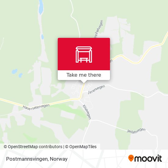 Postmannsvingen map