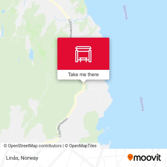 Linås map