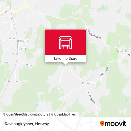 Revhaugkrysset map