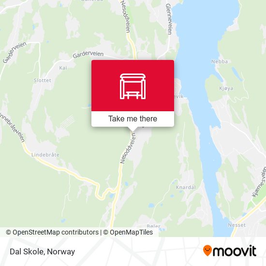 Dal Skole map