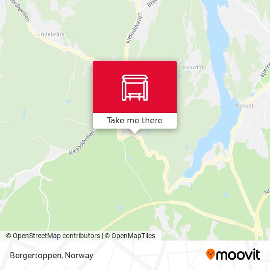 Bergertoppen map