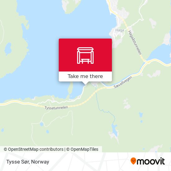 Tysse Sør map