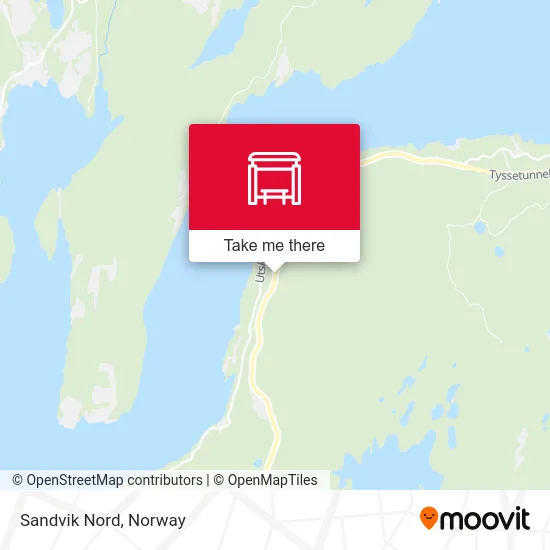 Sandvik Nord map