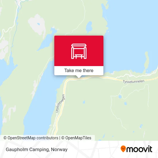 Gaupholm Camping map