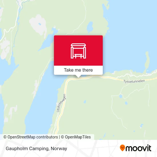 Gaupholm Camping map