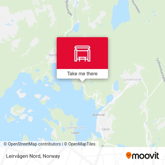 Leirvågen Nord map