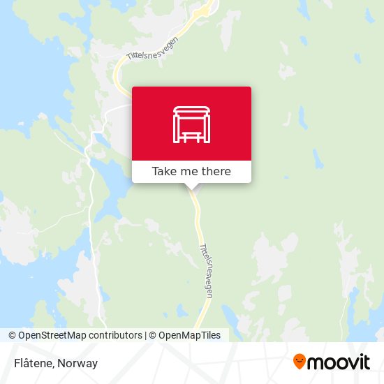 Flåtene map