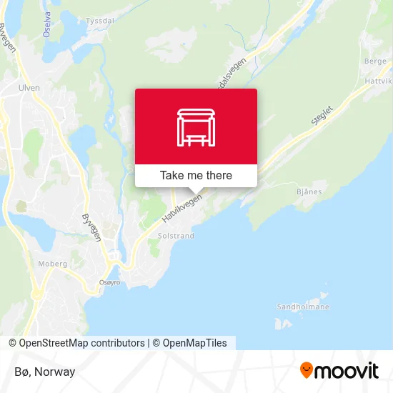 Bø map