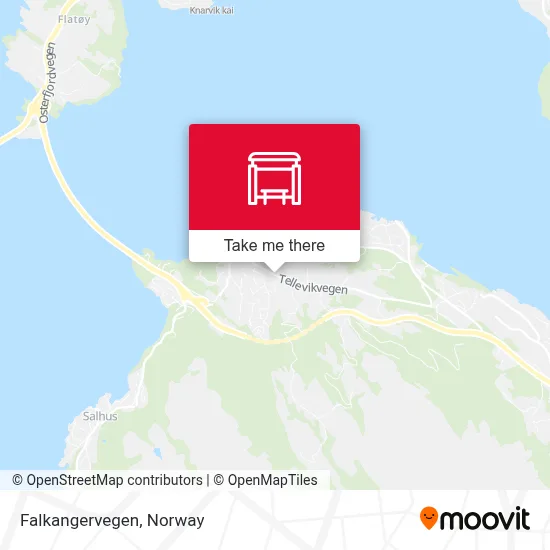 Falkangervegen map