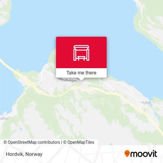 Hordvik map