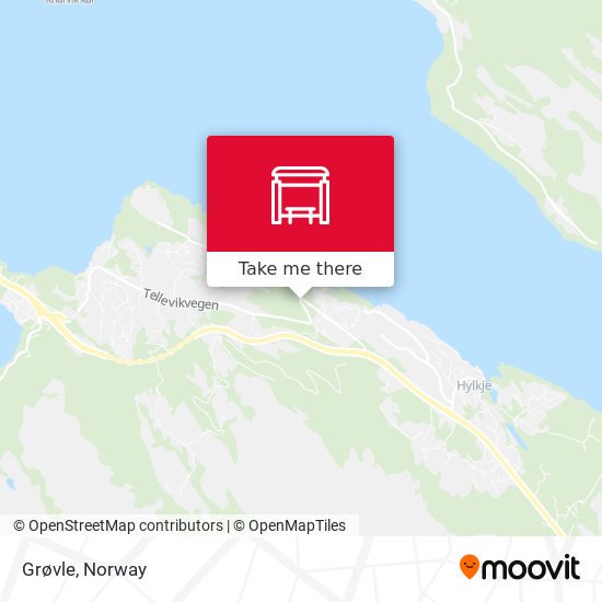 Grøvle map