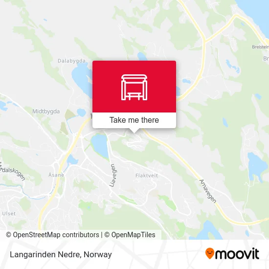 Langarinden Nedre map