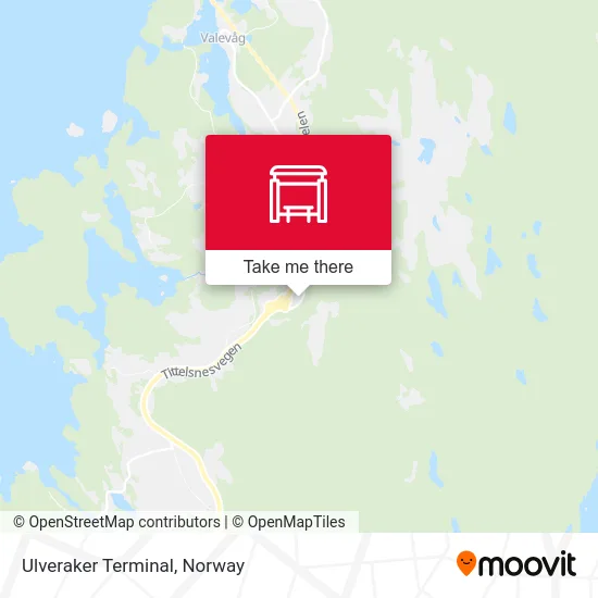 Ulveraker Terminal map