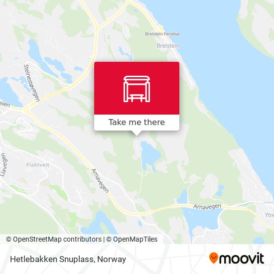 Hetlebakken Snuplass map