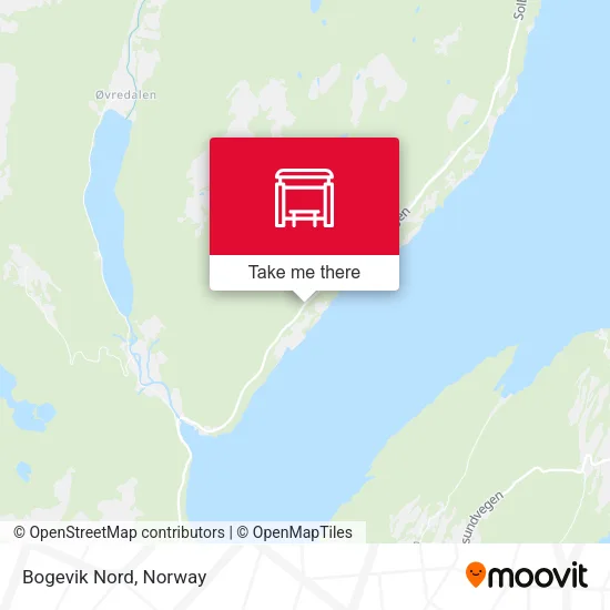Bogevik Nord map