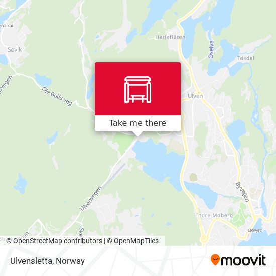 Ulvensletta map