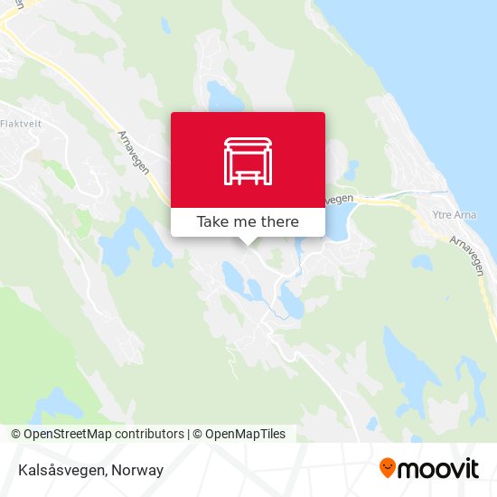 Kalsåsvegen map