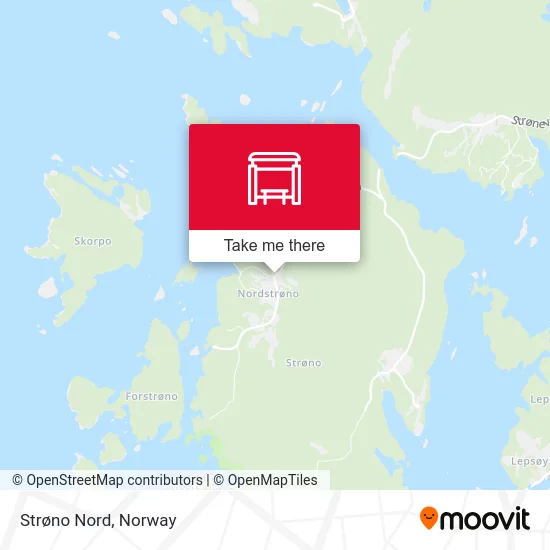 Strøno Nord map