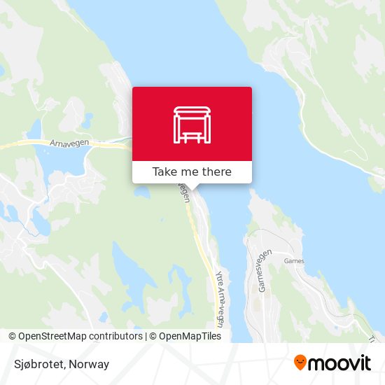 Sjøbrotet map