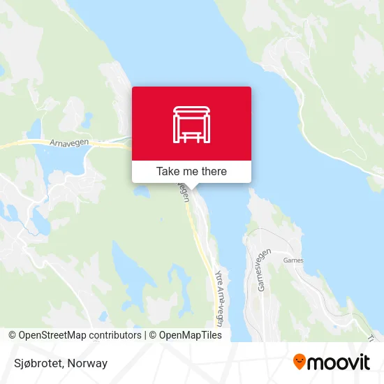 Sjøbrotet map