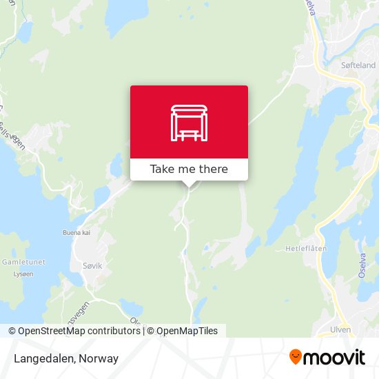 Langedalen map