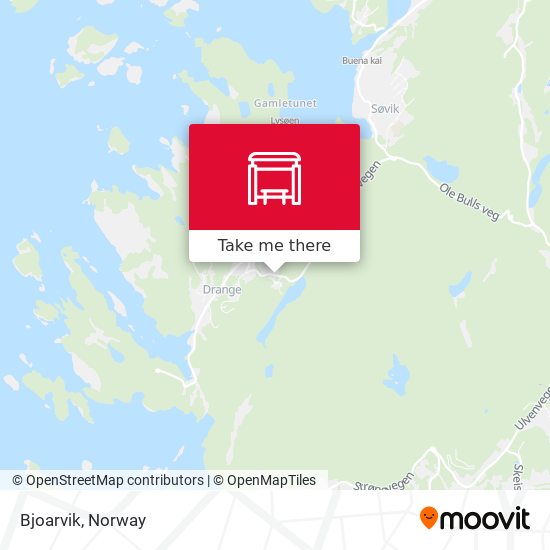 Bjoarvik map