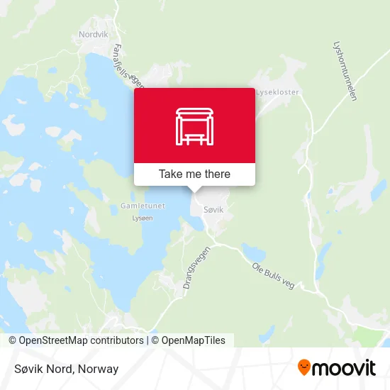 Søvik Nord map