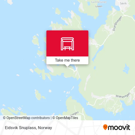 Eidsvik Snuplass map