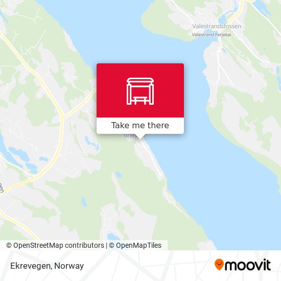 Ekrevegen map