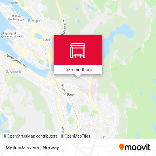 Møllendalsveien map