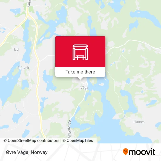 Øvre Våga map