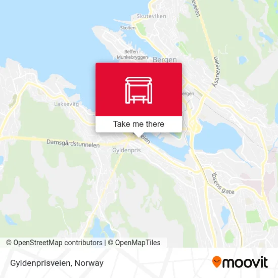 Gyldenprisveien map