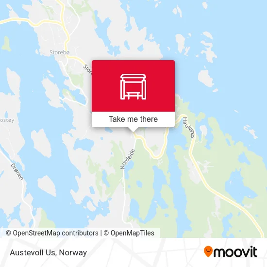 Austevoll Us map
