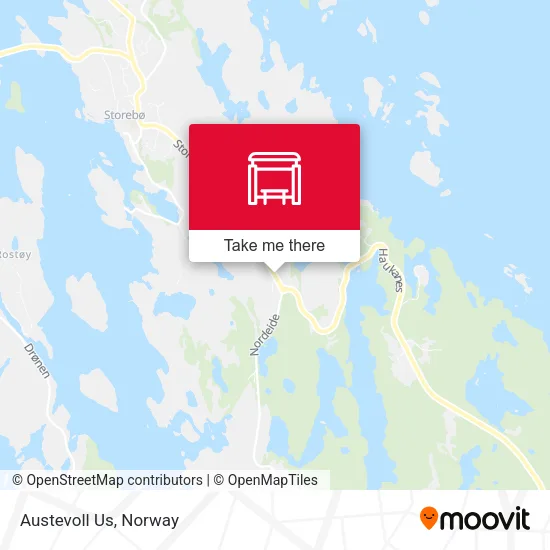 Austevoll Us map