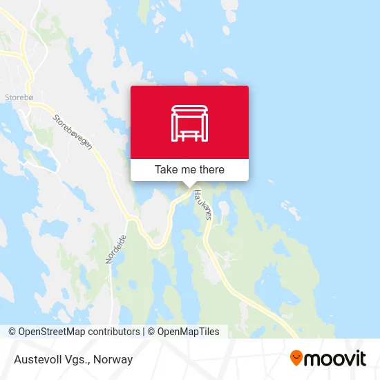 Austevoll Vgs. map