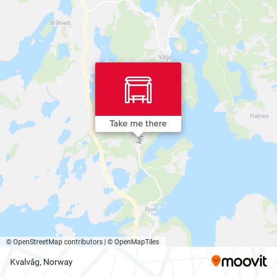 Kvalvåg map