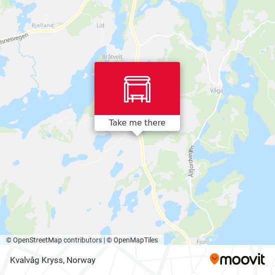 Kvalvåg Kryss map